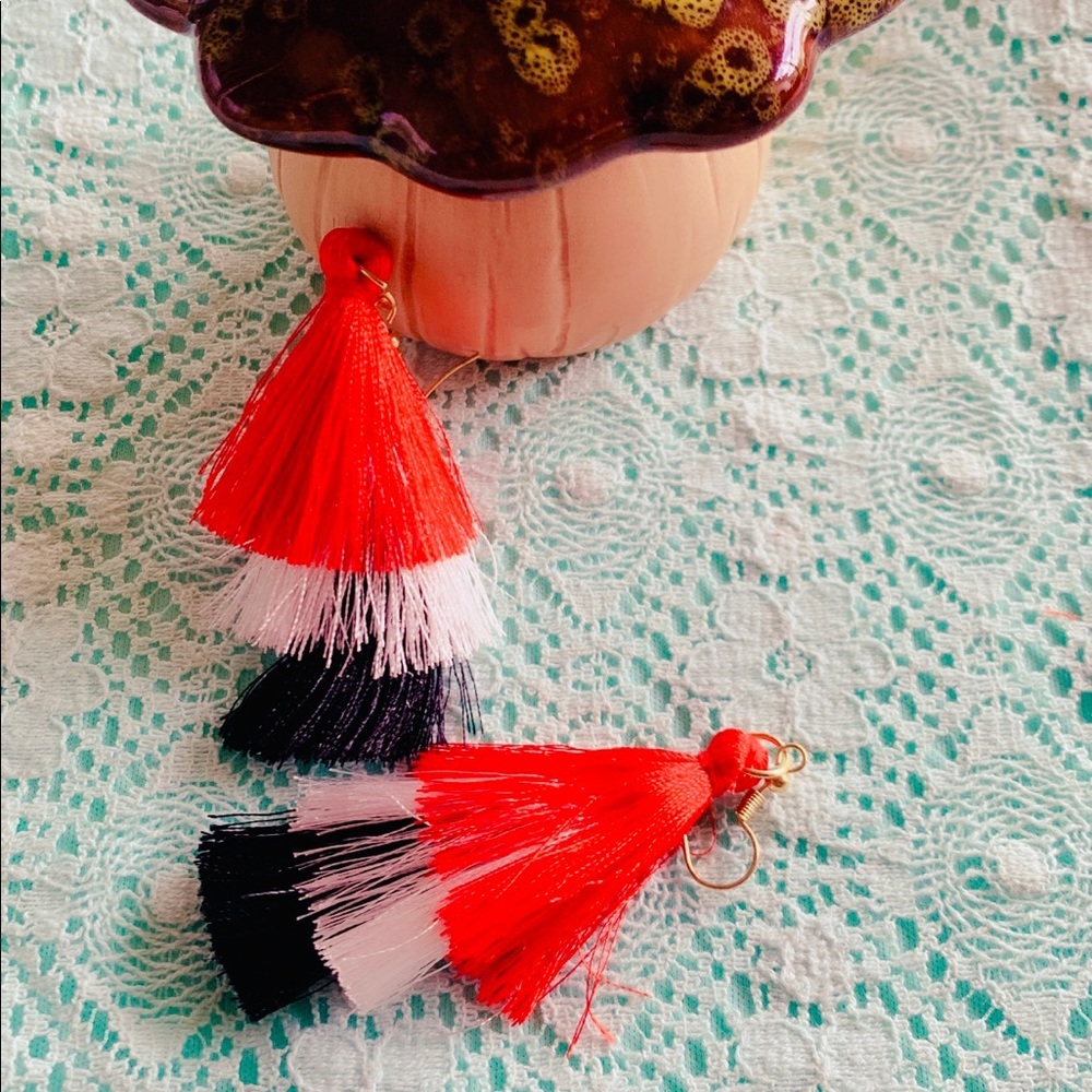 Trending Tassel Earrings - Picture 4 of 6